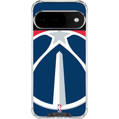NBA Washington Wizards Large Logo Google Pixel 10 Clear Case